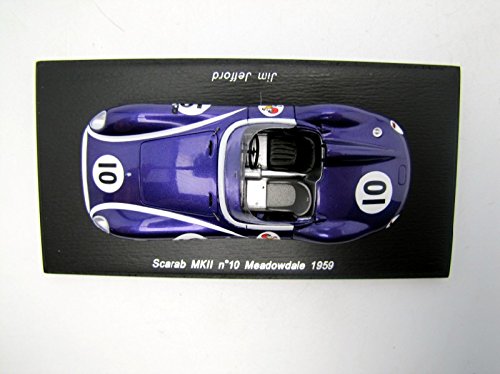 スパーク 1/43 スカラブ SCARAB MKⅡ メドーデール 1959 Spark S1163, Scarab MK2, No.10 Meadowdale 1959 J - Free Price